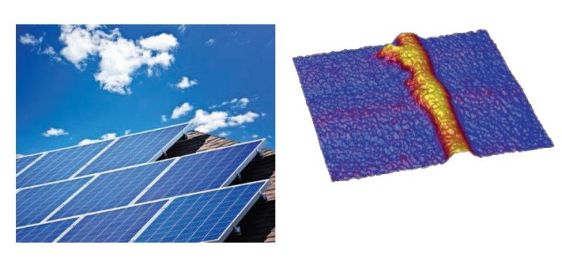 پروفایلومتر - سلول خورشیدی