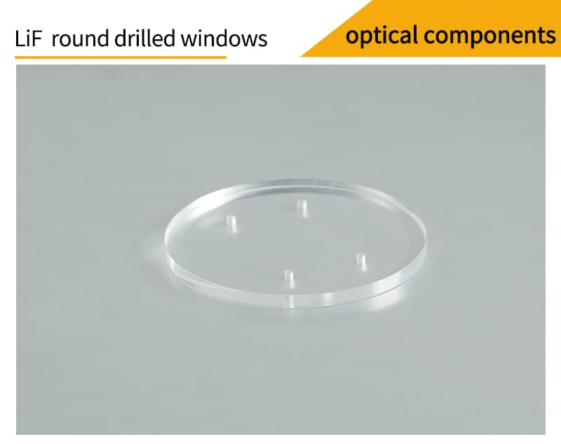 پنجرههای گرد سوراخدار فلورید لیتیم