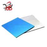 آینه صفحه‌ای آلومینیومی با سطح اولیه (First Surface) قابل تنظیم در شکل و اندازه، مناسب برای کاربردهای نمایش و پروژکتور