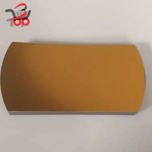 آینه بازتابنده نوری از جنس شیشه اپتیکال سفارشی، با پوشش طلایی برای طول‌موج ۱۵۵۰ نانومتر و ۸۵۰ نانومتر مادون‌قرمز، مخصوص تجهیزات چشم‌پزشکی