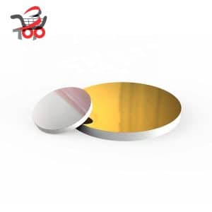 آینه بازتابنده نوری از جنس شیشه اپتیکال سفارشی، با پوشش طلایی برای طول‌موج ۱۵۵۰ نانومتر و ۸۵۰ نانومتر مادون‌قرمز، مخصوص تجهیزات چشم‌پزشکی