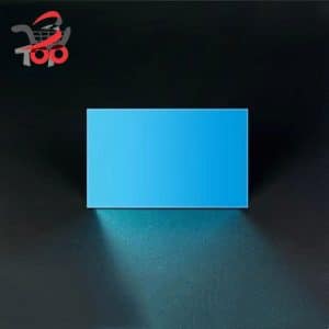 فیلتر دی کروییک شیشه ای 120 در 120 میلی‌متری 45 درجه منعکس‌کننده نور مرئی مادون قرمز عبوردهنده مادون قرمز 1064 نانومتر