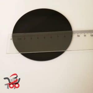 فیلتر نوری شیشه‌ای عبوردهنده UV نوع ZWB2 با ابعاد ۱۰۰۱۰۰۲ میلی‌متر و طول موج ۳۶۵ نانومتر برای چراغ قوه و نور الئیدی